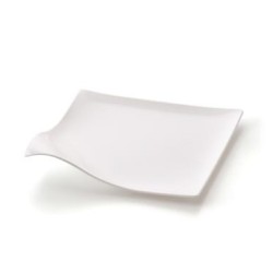 VAJILLA CATERING ARAVEN: PLATO INDIVIDUALmini. 80X80mm. BLANCO (25uni.) Ref.01762