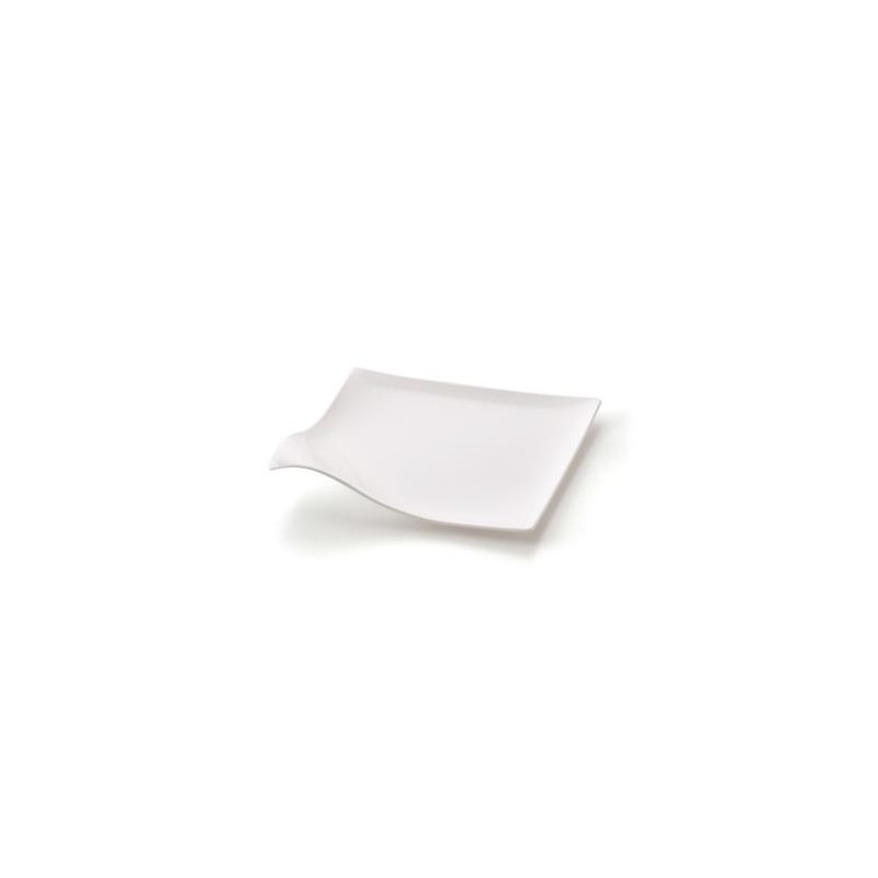 VAJILLA CATERING ARAVEN: PLATO INDIVIDUALmini. 80X80mm. BLANCO (25uni.) Ref.01762