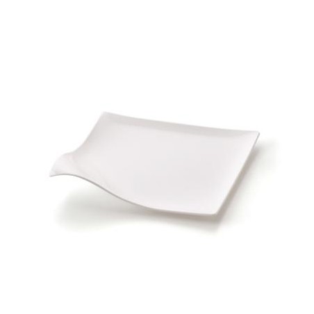 VAJILLA CATERING ARAVEN: PLATO INDIVIDUALmini. 80X80mm. BLANCO (25uni.) Ref.01762