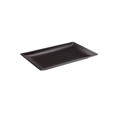 MING II NEGRO MATE: BANDEJA RECTANGULAR 25X15cm. Ref.B2774-2