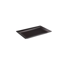 MING II NEGRO MATE: BANDEJA RECTANGULAR 20X13cm. Ref.B758011-1