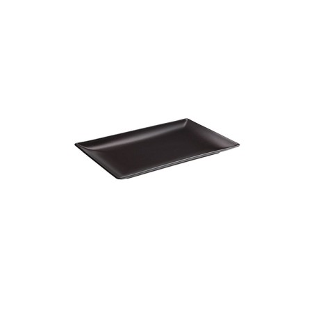 MING II NEGRO MATE: BANDEJA RECTANGULAR 20X13cm. Ref.B758011-1