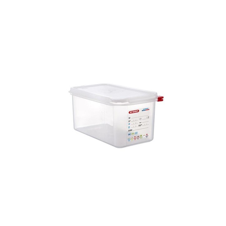 ARAVEN: HERMETICO GN 1 3 325x176xh150mm. (6Ltrs.)  Ref.3031