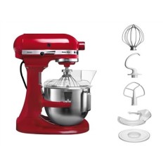 KITCHENAID ROBOT HEAVY DUTY 4 7L ROJO CON 6 ACCESORIOS Ref.5KPM5