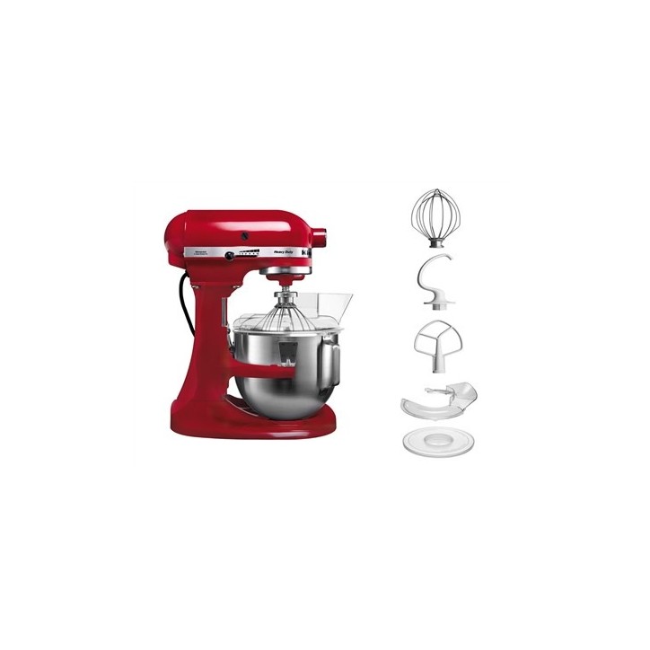 KITCHENAID ROBOT HEAVY DUTY 4 7L ROJO CON 6 ACCESORIOS Ref.5KPM5