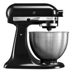 KITCHENAID ROBOT CLASSIC NEGRO CON 4 ACCESORIOS Ref.5K45SS