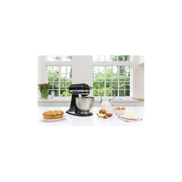 KITCHENAID ROBOT CLASSIC NEGRO CON 4 ACCESORIOS Ref.5K45SS