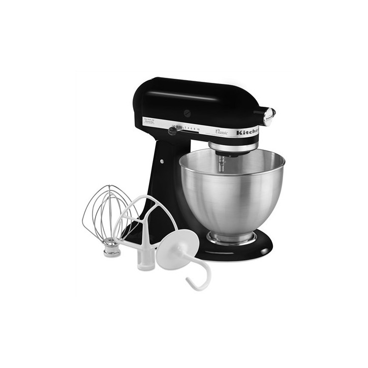 KITCHENAID ROBOT CLASSIC NEGRO CON 4 ACCESORIOS Ref.5K45SS