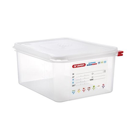 ARAVEN: HERMETICO GN 1 2 325x265xh150mm. (10Ltrs.) Ref.3034