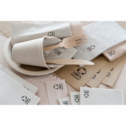 MANTELITO PAPEL INDIVIDUAL ECOLOGICO: SET TABLE 31X43 Cm. (Caja 500 Uni.) Ref.106.40
