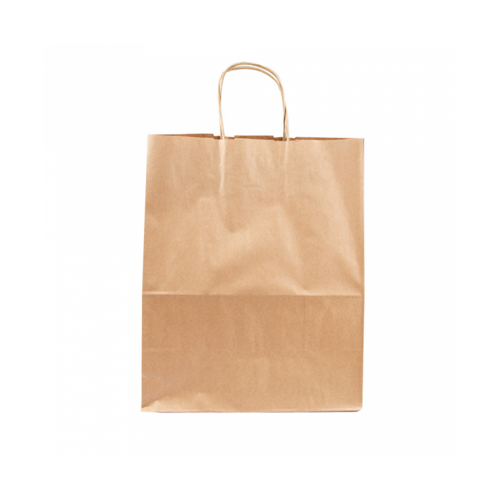 BOLSAS PAPEL: ASAS 26 14X32 MARRON KRAFT (250uni) Ref.109.20