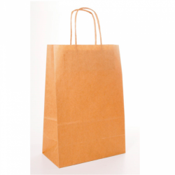 BOLSAS PAPEL: ASAS 32 16X31 MARRON KRAFT (250uni) Ref.109.23