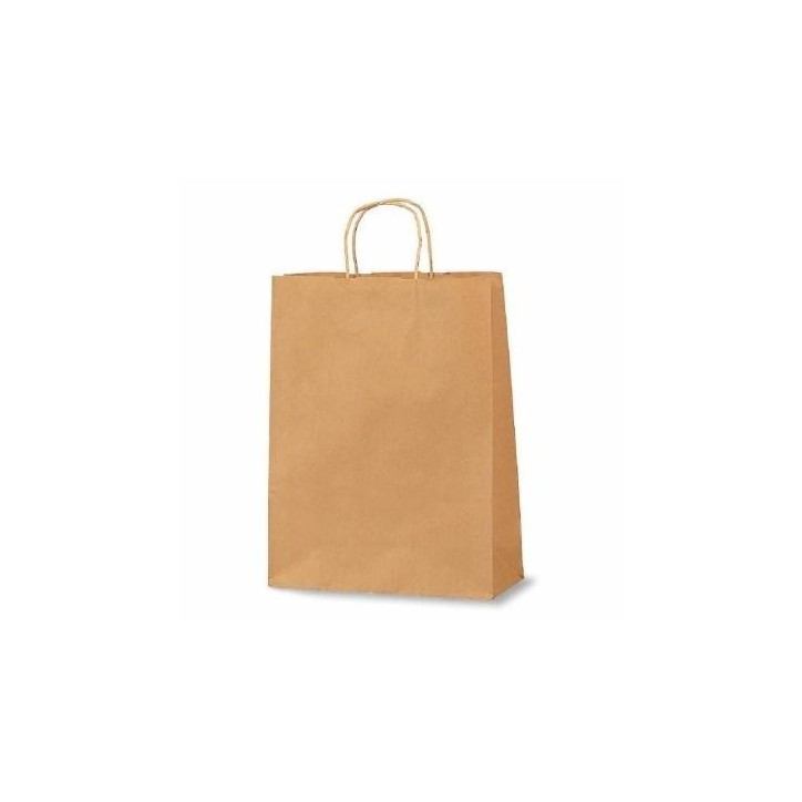 BOLSAS PAPEL: ASAS 32 16X31 MARRON KRAFT (250uni) Ref.109.23