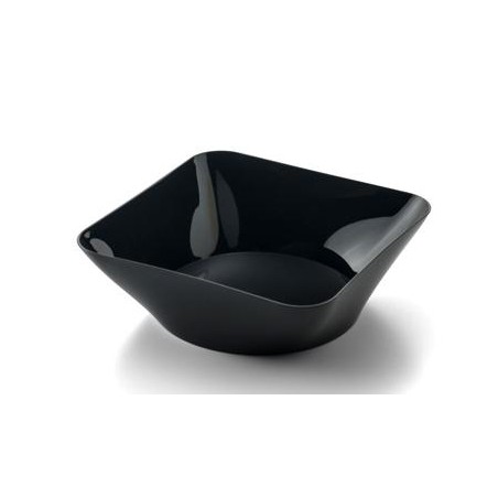 VAJILLA CATERING ARAVEN: CUENCO HONDO DEGUSTACION 9cl. 70X70XH17mm. NEGRO (25uni.) Ref.41763