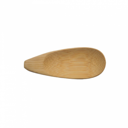 VAJILLA CATERING SERIE NATURA: CUCHARA DE BOCADO BAMBU 10X4cm. (24 Uds.) 100% Bambu Ref.170.18