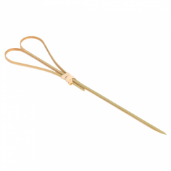 MORUNOS: PICKS CORAZON 12cm. BAMBU NATURAL Ref.180.39