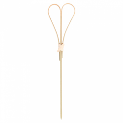 MORUNOS: PICKS CORAZON 12cm. BAMBU NATURAL Ref.180.39