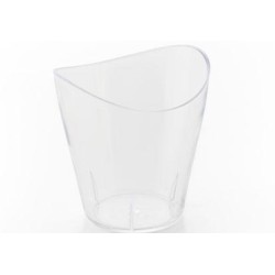 VAJILLA CATERING ARAVEN: VASO DEGUSTACION TRANSPARENTE 60x64mm. 9cl. (50uni.) Ref.91736