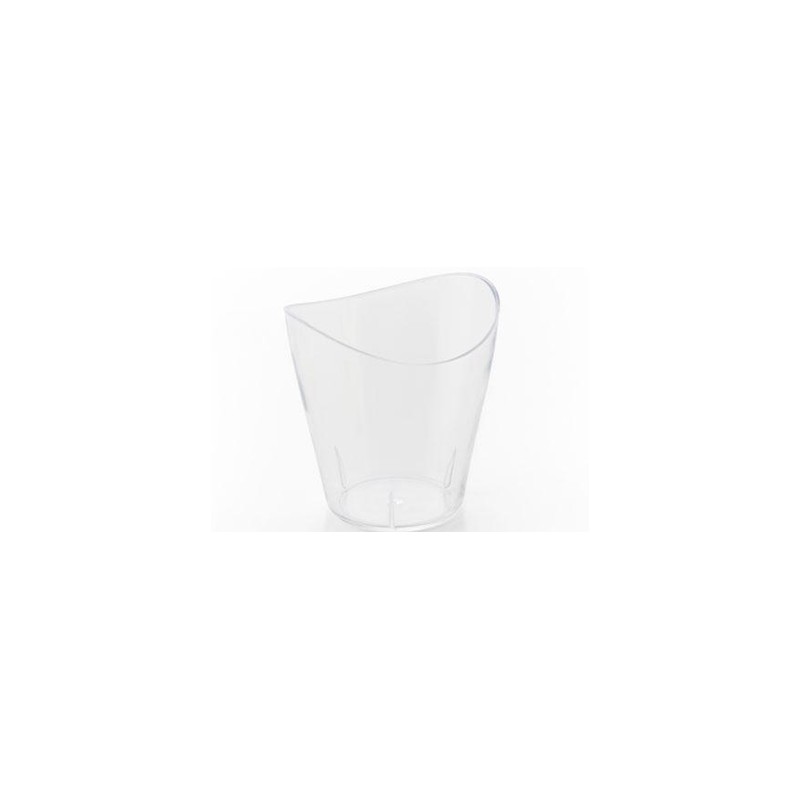 VAJILLA CATERING ARAVEN: VASO DEGUSTACION TRANSPARENTE 60x64mm. 9cl. (50uni.) Ref.91736