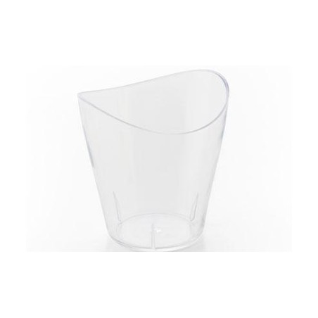 VAJILLA CATERING ARAVEN: VASO DEGUSTACION TRANSPARENTE 60x64mm. 9cl. (50uni.) Ref.91736