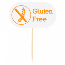 MARCADOR INFORMATIVO GLUTEN FREE 8cm. (100uds.) Ref.222.56