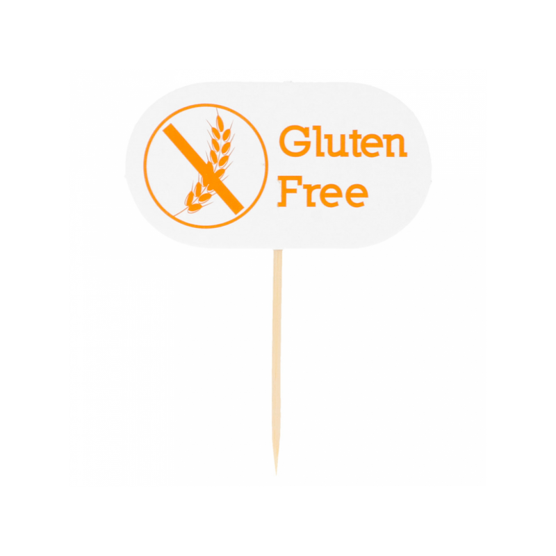 MARCADOR INFORMATIVO GLUTEN FREE 8cm. (100uds.) Ref.222.56