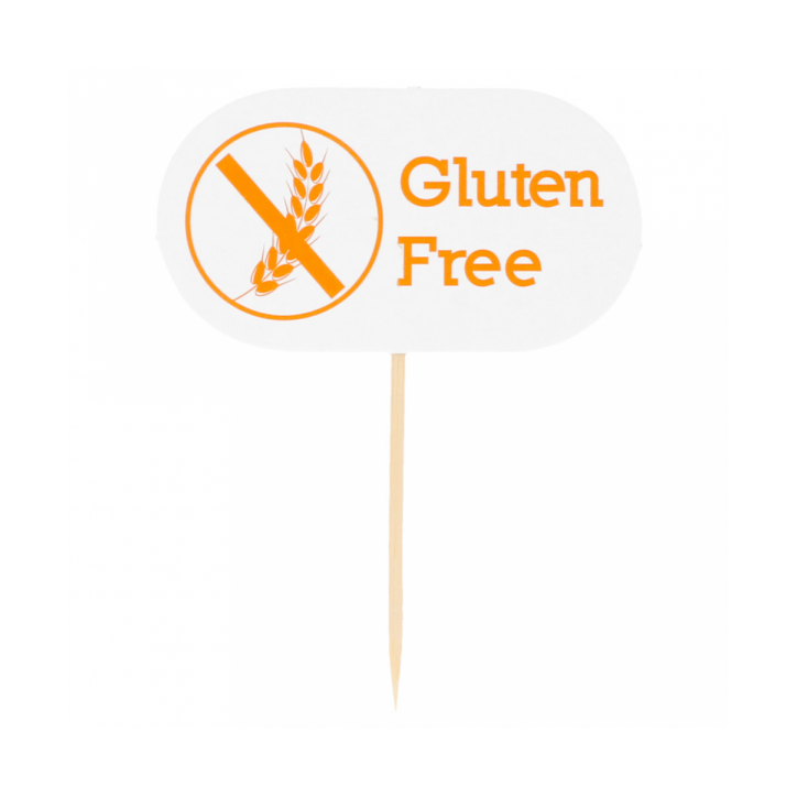 MARCADOR INFORMATIVO GLUTEN FREE 8cm. (100uds.) Ref.222.56