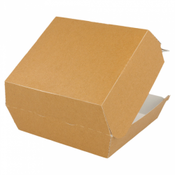 ECOLINE CARTON: HAMBURGUESA CAJA KRAFT 150X160X75mm (150 uds.) Ref.ERPAMU000158