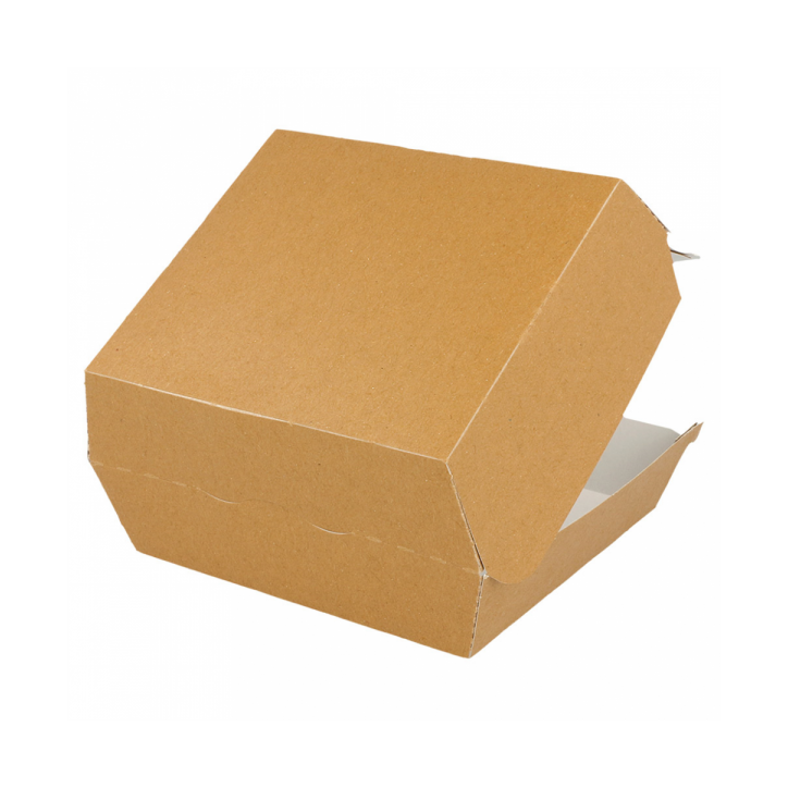 ECOLINE CARTON: HAMBURGUESA CAJA KRAFT 150X160X75mm (150 uds.) Ref.ERPAMU000158