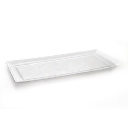 VAJILLA CATERING: WAVE - BANDEJA PRESENTACION PREMIUM - TRANSPARENTE - 480X240cm. - (6uni.) - REUTILIZABLE - - Ref.91767