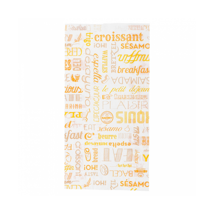 BOLSAS PAPEL: CROISSANTS  PAROLE 14 7X26cm. (500uni.) Ref.229.13