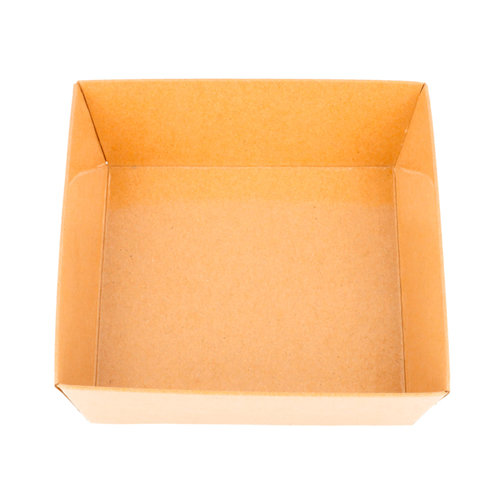 ECOLINE CARTON: BARQUILLAS 10 5x10 5xh3 5cm. NATURAL KRAFT 50 Uds. Ref.224.85