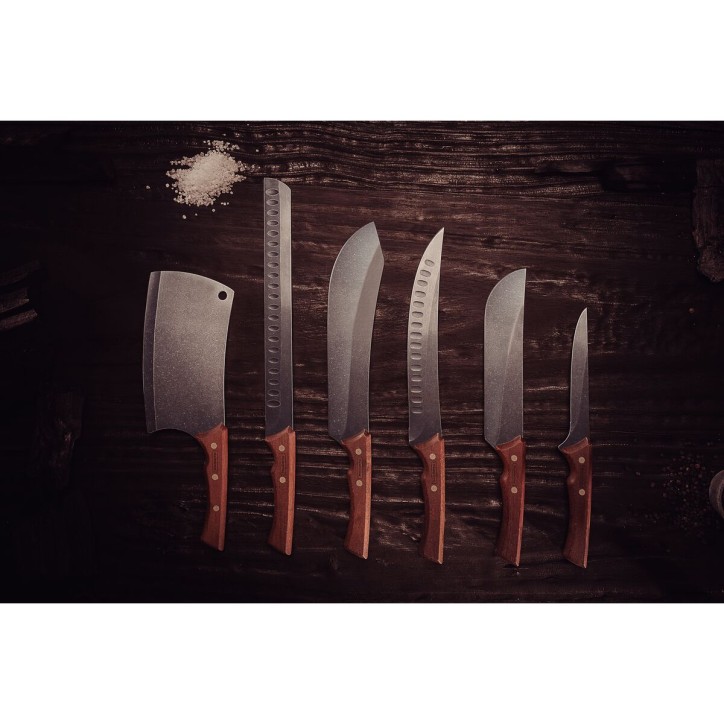 TRAMONTINA BLACK COLLECTION: CUCHILLO CARNE 25cm. Ref.22841110