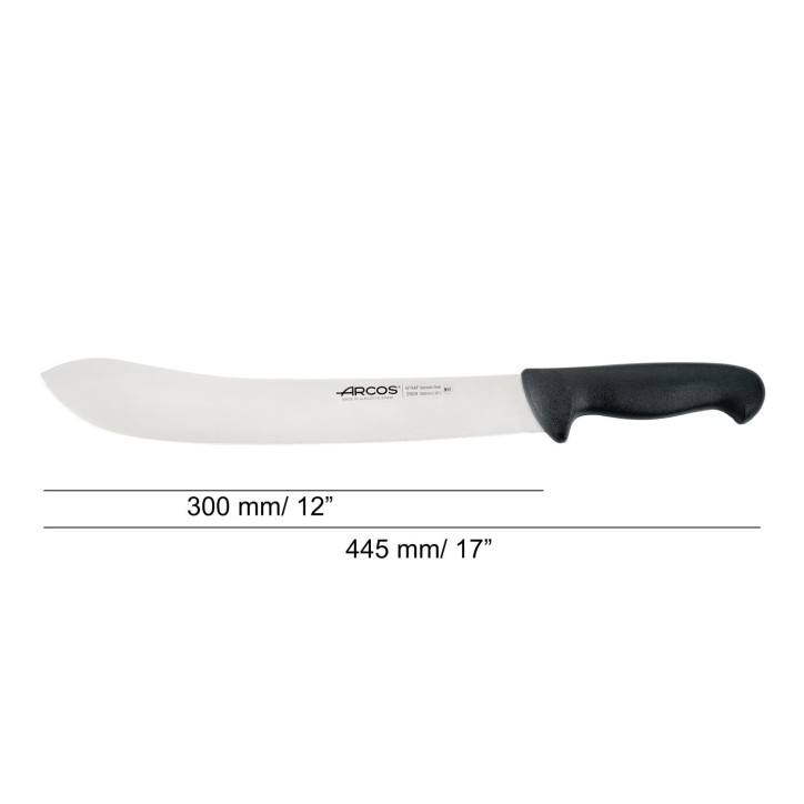 ARCOS SERIE INYECTADA: CUCHILLO CARNICERO 30cm. Ref.292825