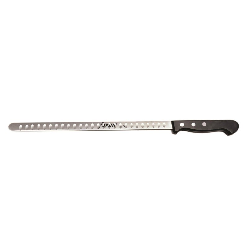 CUCHILLO ALDEA: JAMONERO ALVEOLADO FINO PUNTA REDONDEADA 27 5cm. Ref.694-11