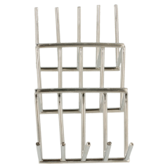 RACK SOPORTE PARA 3 4 TACOS ACERO INOX 11 8x5 1xh3 7 Cm. Ref.216.08