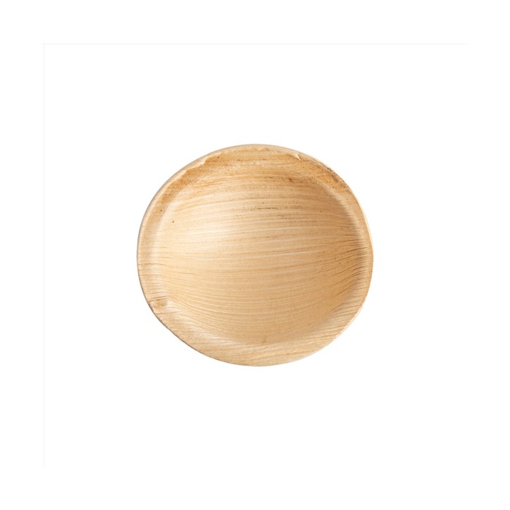 VAJILLA CATERING SERIE NATURA: MINI CUENCO `ARECA` Ø9 6xh2 5cm. (25 Uds.) 100% Ecologico Ref.230.61