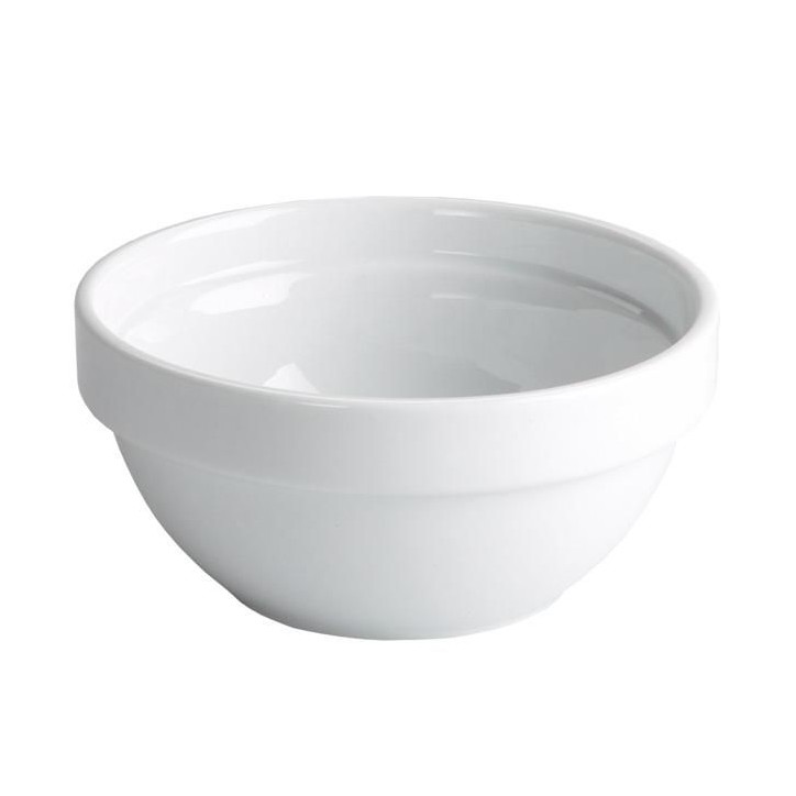 BOL COLECTIVO APILABLE DE PORCELANA 370cc. Ø13Xh6cm. Ref.B2433R