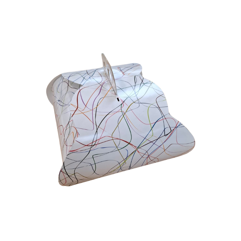 CAJAS PASTELERIA CON ASAS MARIPOSA 28X28Xh10cm. (50uni.) Ref.XXD124