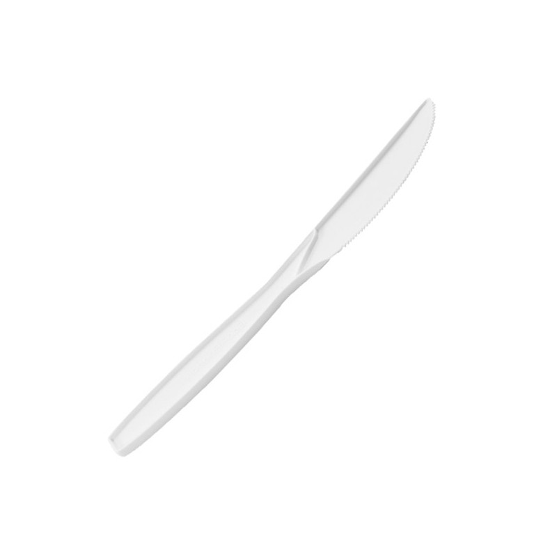 CUBIERTOS COMPOSTABLE: CUCHILLO DE MAIZ 180mm. (50uds.) Ref.001010390