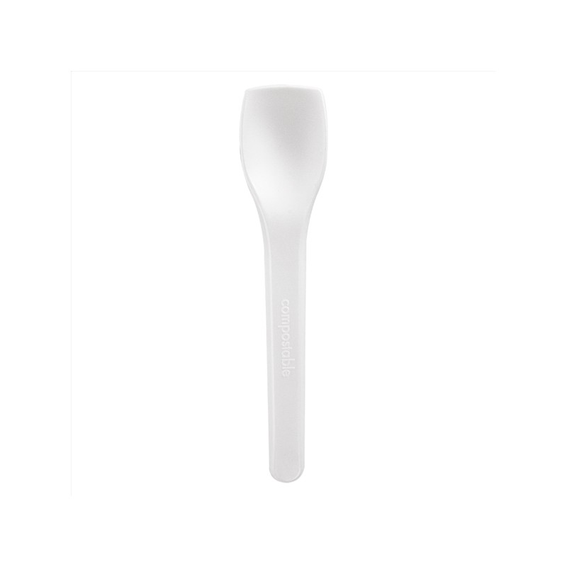 CUCHARILLAS HELADOS 10 CM BLANCO CPLA 100 Uds. Ref.260.46