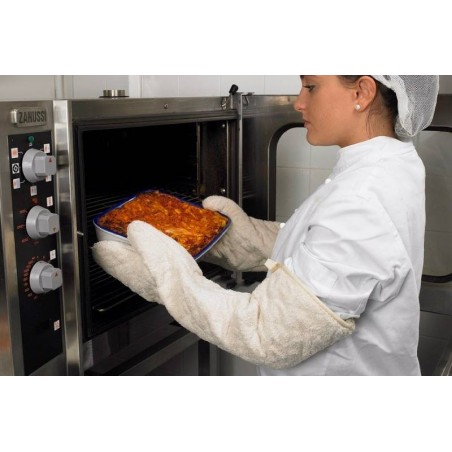 GUANTES HORNO: ALGODON ANTICALORICO 38cm. (Max.250°) (1Uds.) Ref.T5103