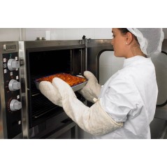 GUANTES HORNO: ALGODON ANTICALORICO 38cm. (Max.250°) (1Uds.) Ref.T5103