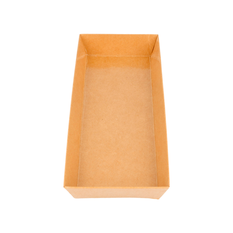 ECOLINE CARTON: BARQUILLAS 19x8 5xh3 5cm. NATURAL KRAFT 50 Uds. Ref.224.90