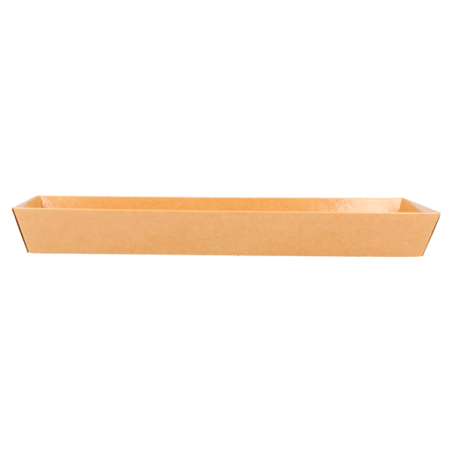 ECOLINE CARTON: BARQUILLAS 19x8 5xh3 5cm. NATURAL KRAFT 50 Uds. Ref.224.90