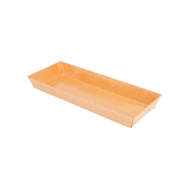 ECOLINE CARTON: BARQUILLAS 19x8 5xh3 5cm. NATURAL KRAFT 50 Uds. Ref.224.90
