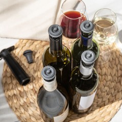 VACUVIN: TAPONES DE VACIO GRIS (Set 6 Uds.) Ref.0886360