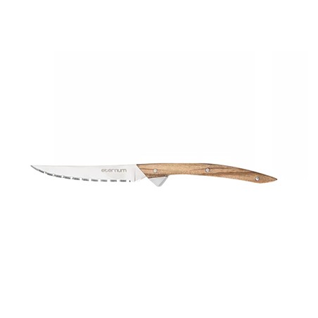 ETERNUM: CUCHILLO DE CARNE VERTICAL - MADERA DE OLIVO - 240mm. - Ref.778-O
