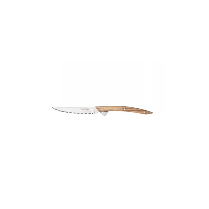 ETERNUM: CUCHILLO DE CARNE VERTICAL - MADERA DE OLIVO - 240mm. - Ref.778-O ETERNUM: CUCHILLO DE CARNE VERTICAL - MADERA DE OLIVO - 240mm. - Ref.778-O