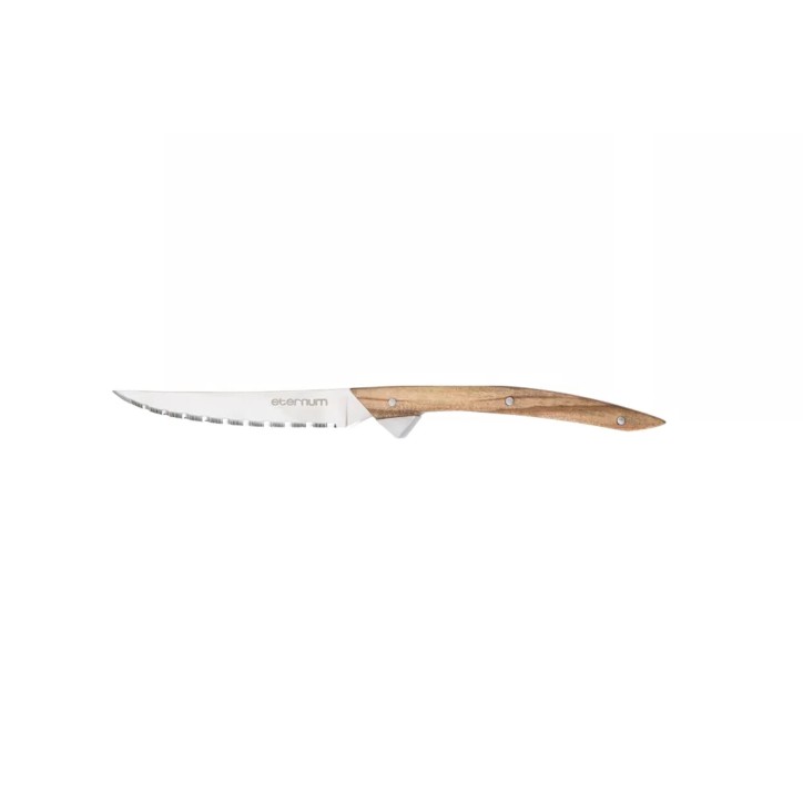 ETERNUM: CUCHILLO DE CARNE VERTICAL - MADERA DE OLIVO - 240mm. - Ref.778-O ETERNUM: CUCHILLO DE CARNE VERTICAL - MADERA DE OLIVO - 240mm. - Ref.778-O